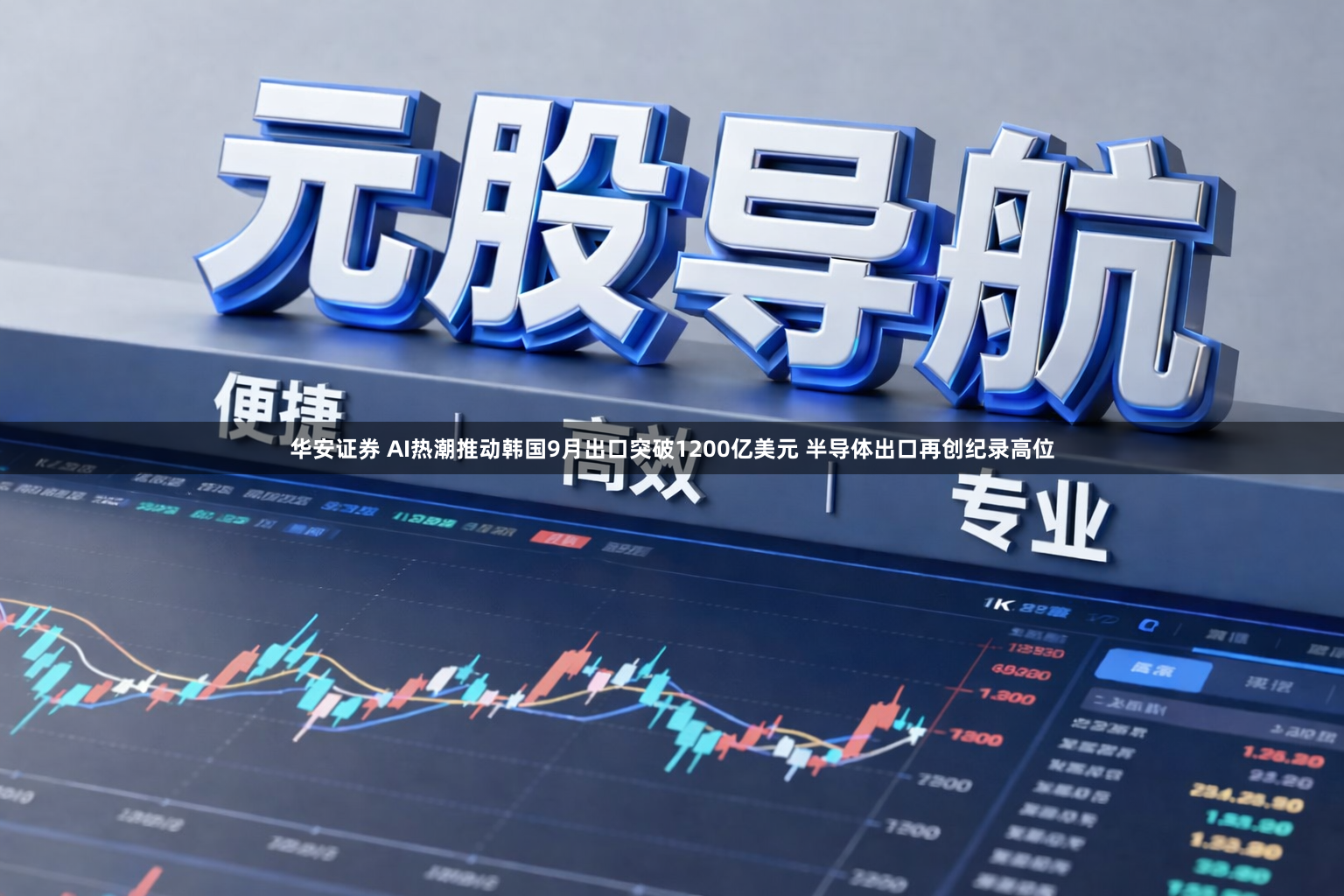 华安证券 AI热潮推动韩国9月出口突破1200亿美元 半导体出口再创纪录高位